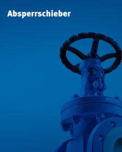 absperrschieber mit Überschrift